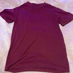 plain maroon shirt